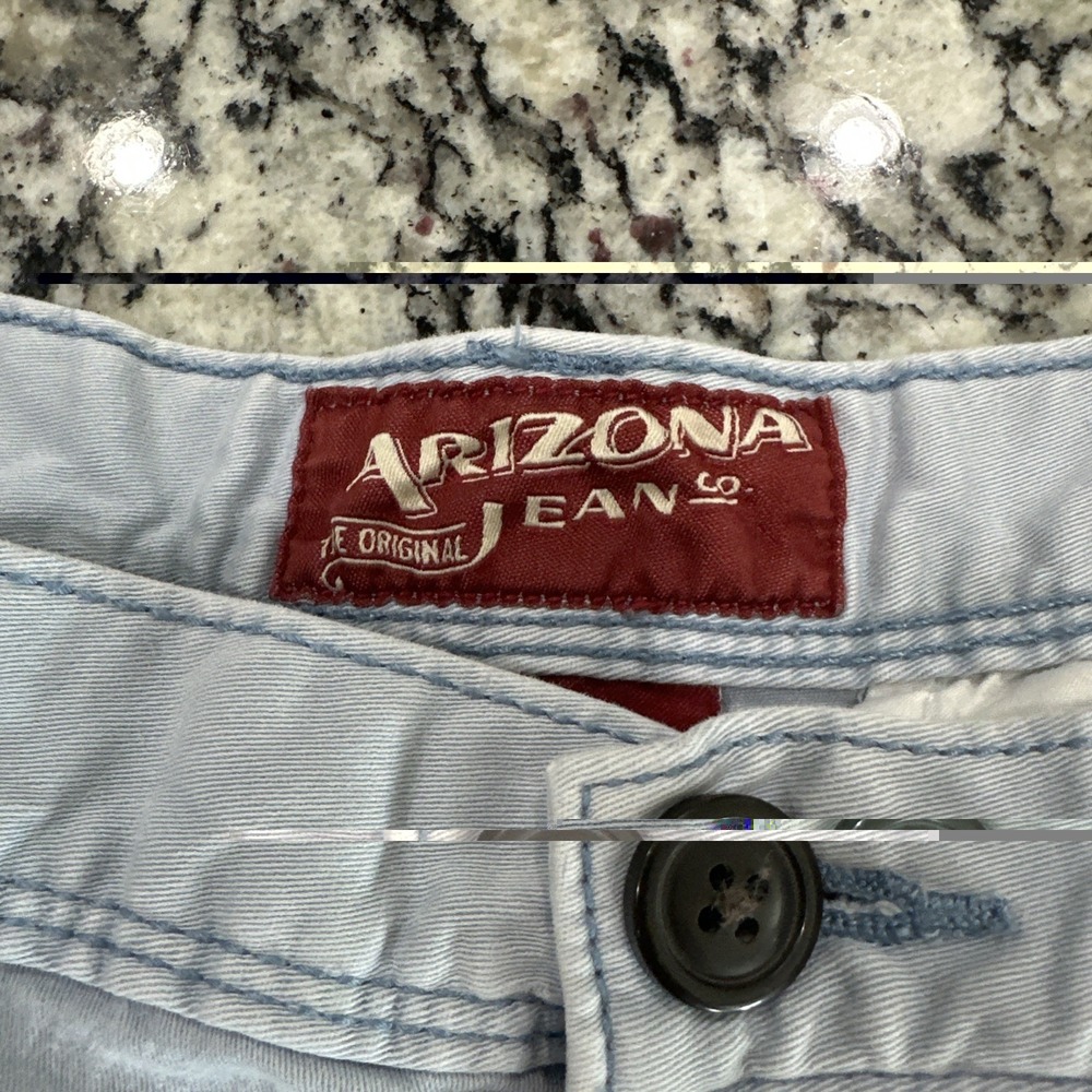 Arizona Jean Co Men's‎ 38 Blue Flex Shorts Classic Fit - Picture 2 of 8